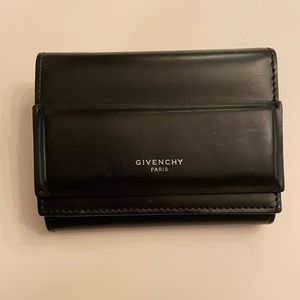Givenchy black leather wallet